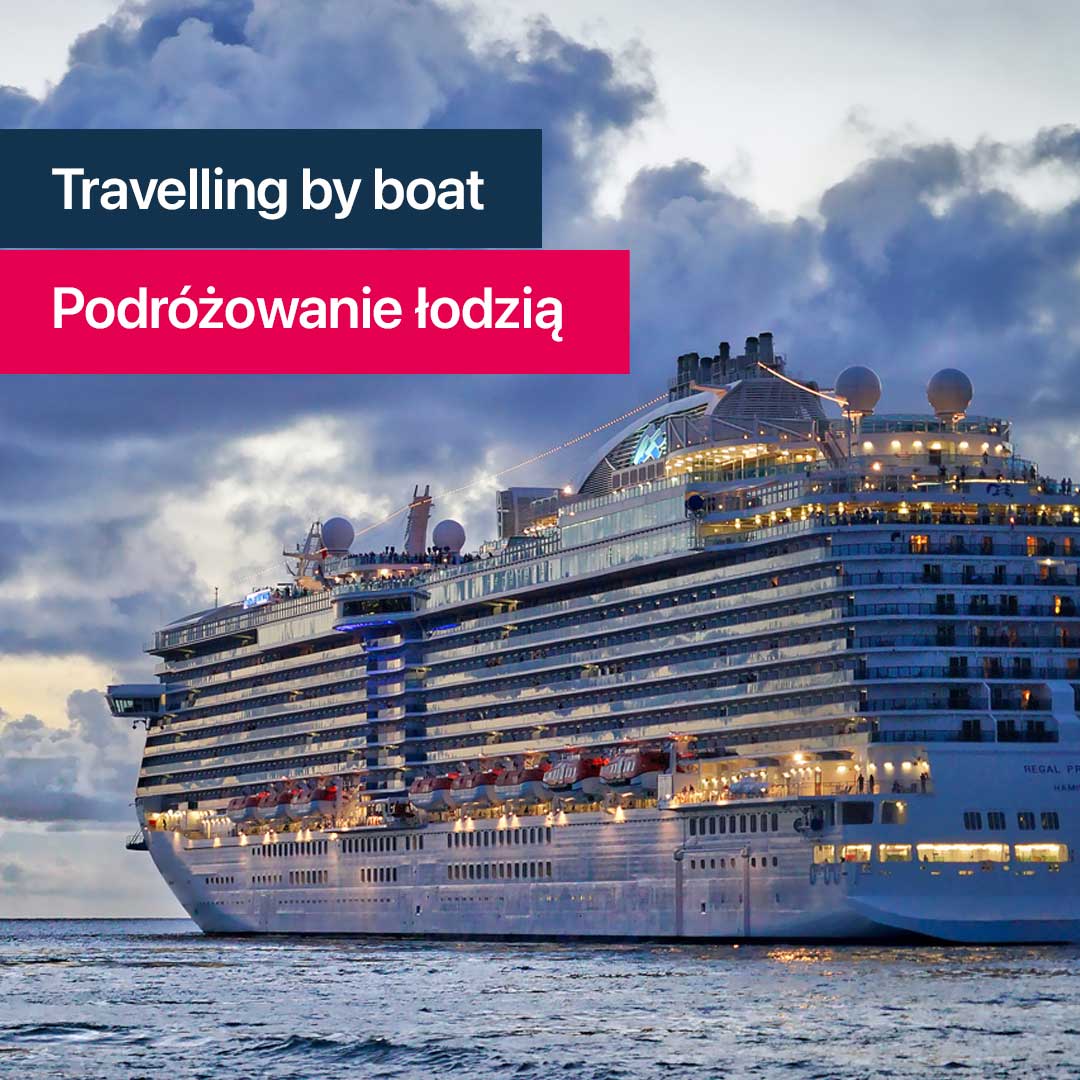 Podróżowanie łodzią Travelling by boat Akademia Języka Angielskiego